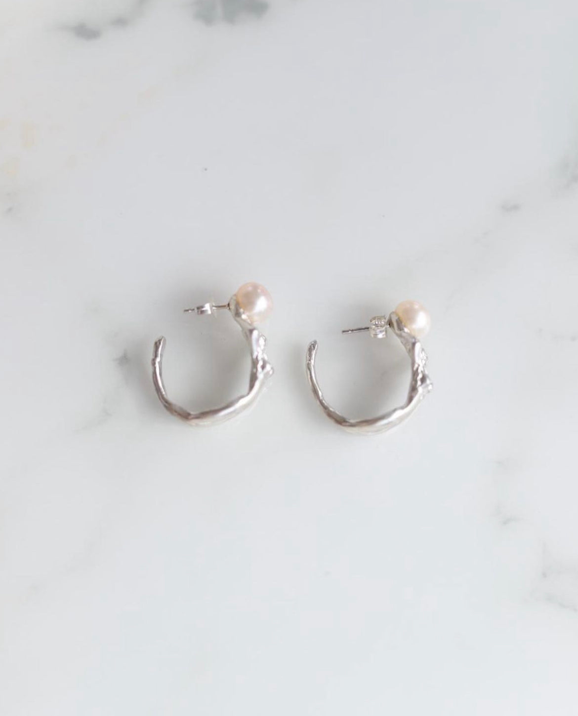 Venus Hoops Silver