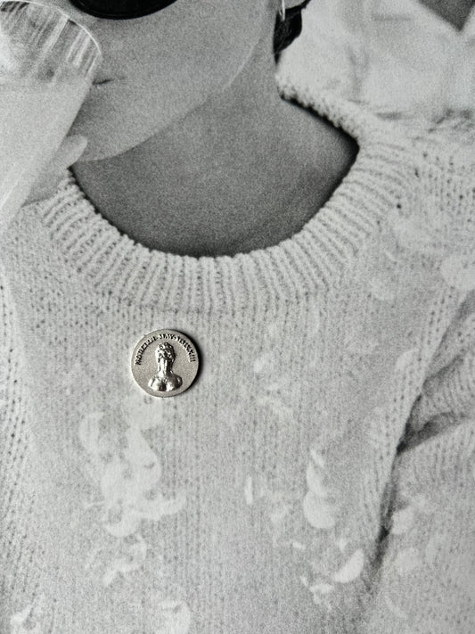 Medea antique coin silver