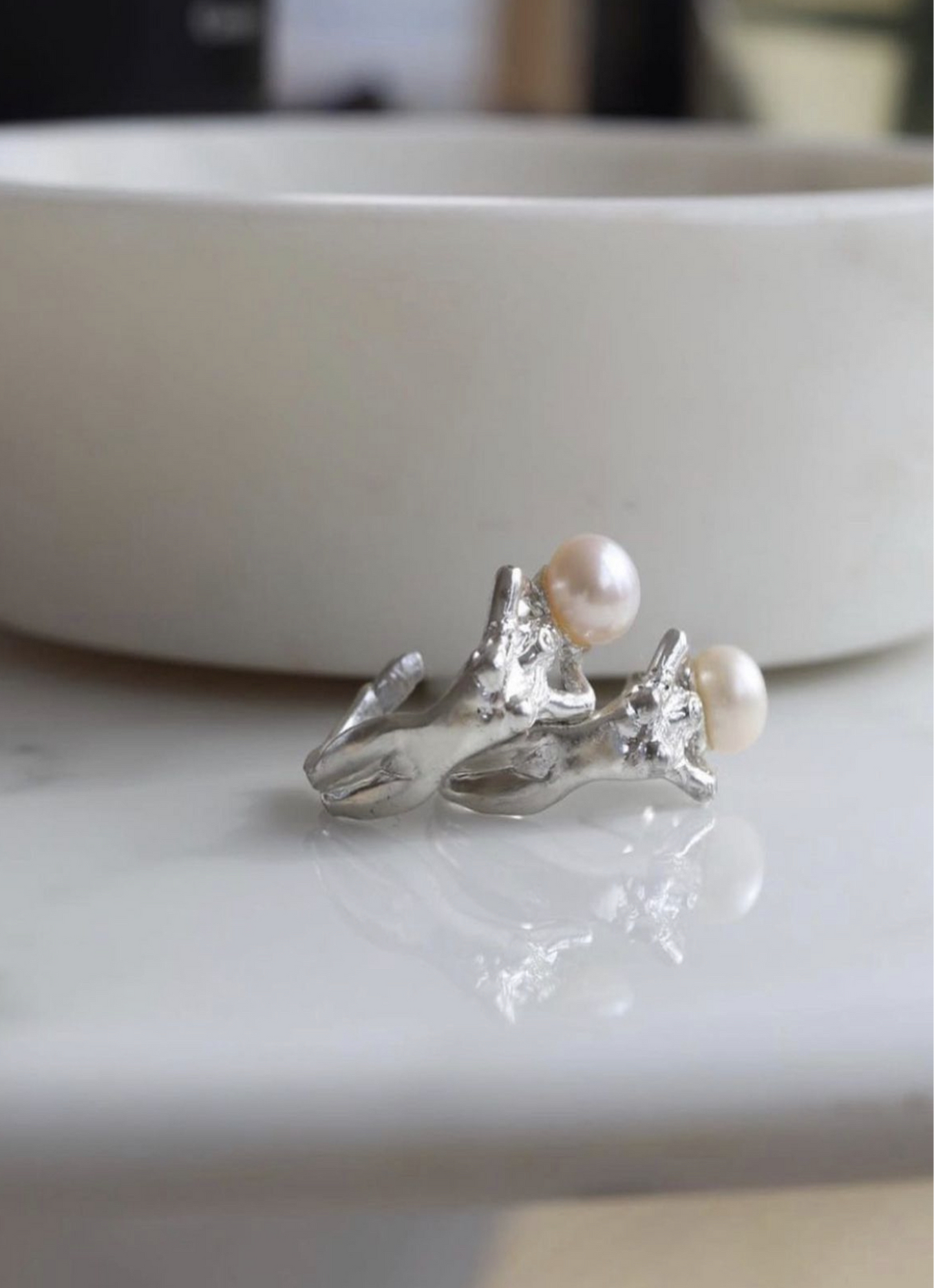 Venus Hoops Silver