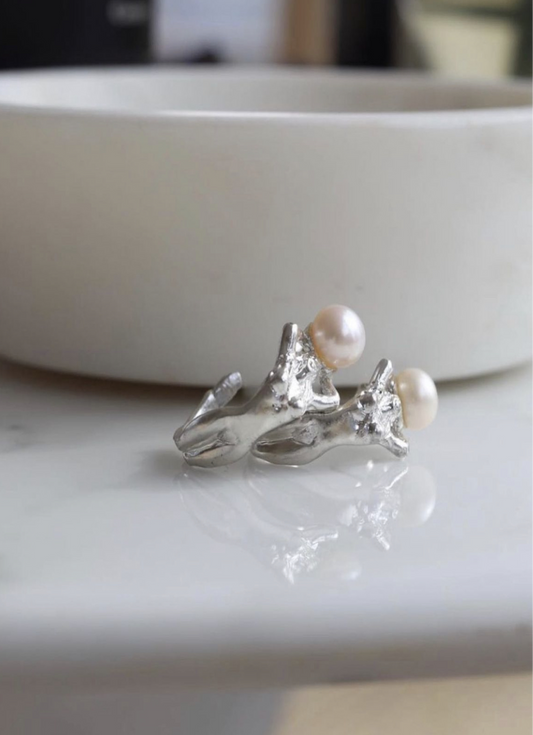 Venus Hoops Silver